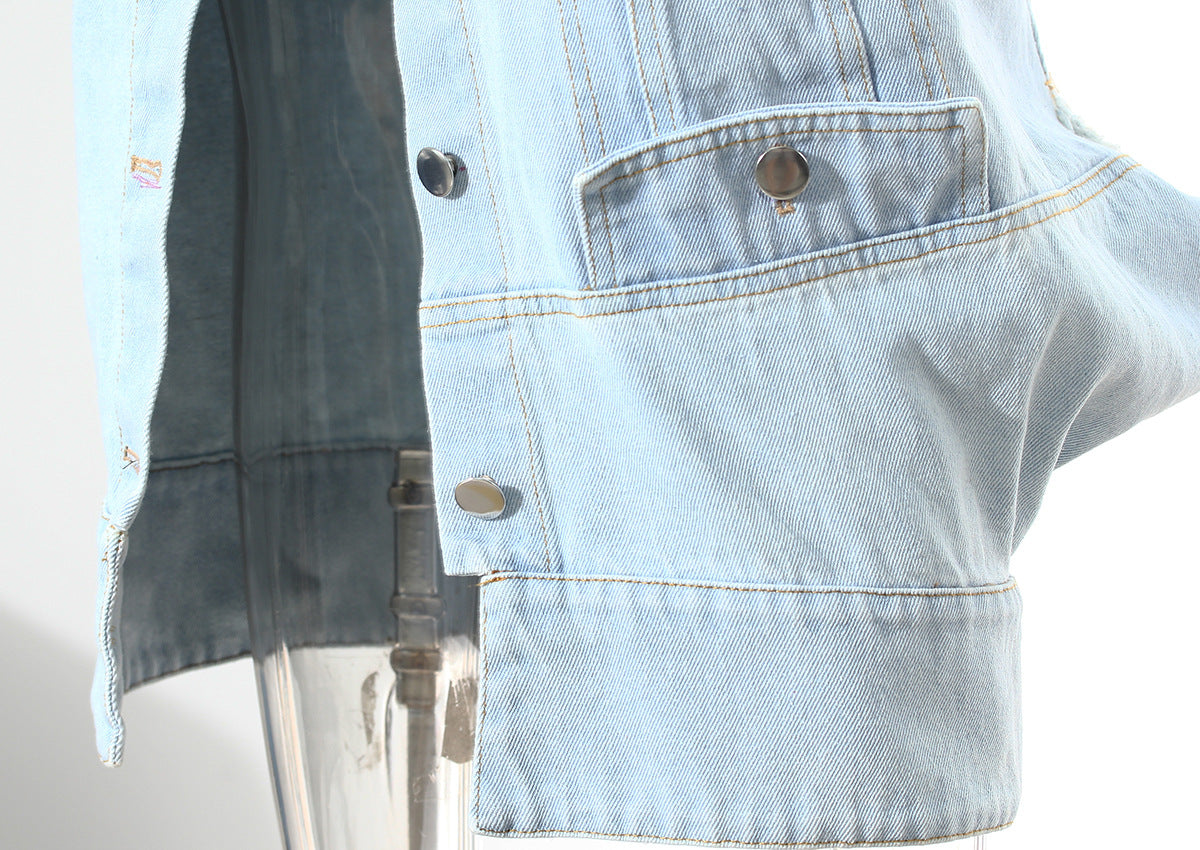 Women spring clothes contrast color Patchwork Style Skirt 6