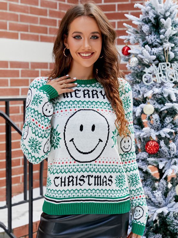 Christmas Women knitting sweater 3