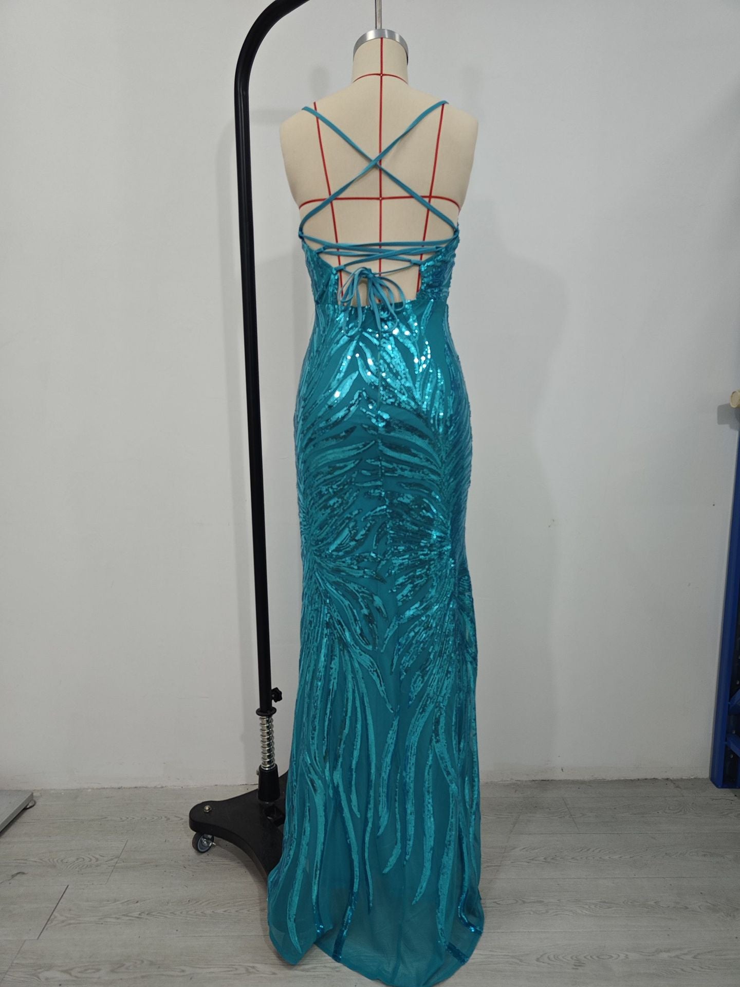 Women Party Sequin Sexy Evening Dress 9