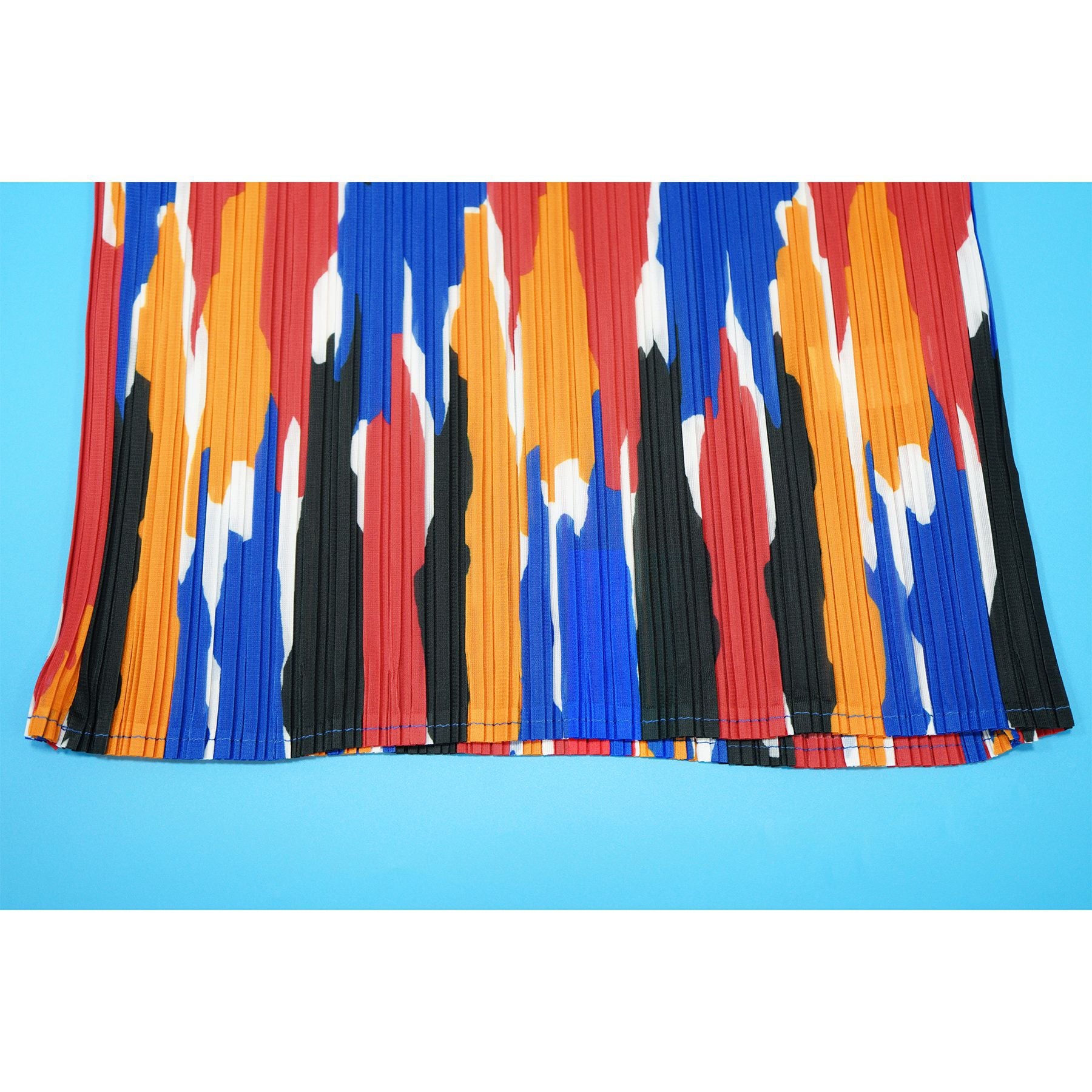 Fashionable Women's Puff Short-Sleeved Printed Dress 14