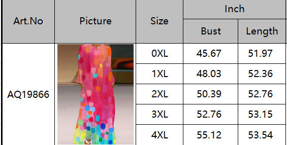 Women's Spring And Autumn Printed Fashion Chic V-Neck Loose Long-Sleeved Dress 8
