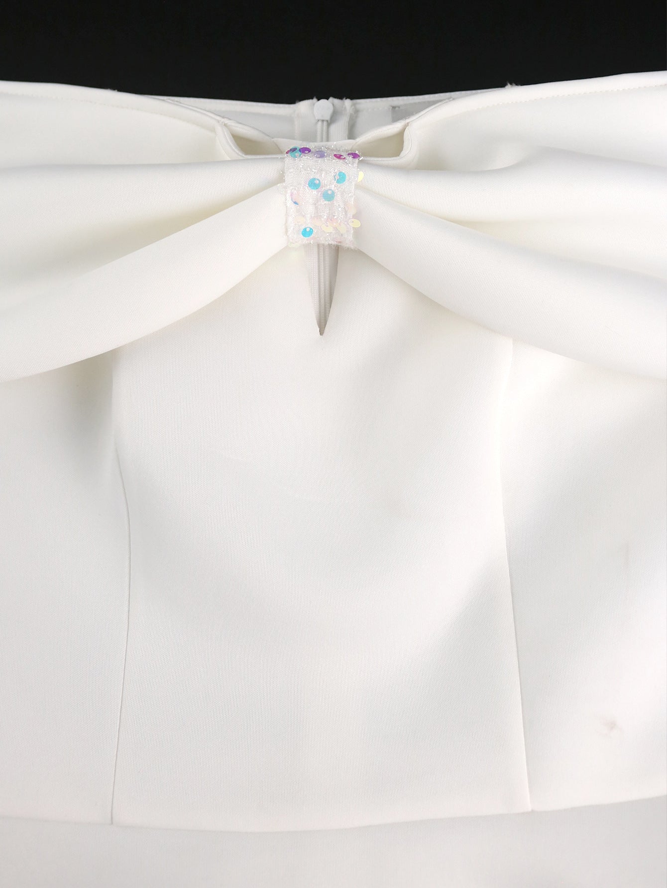 Off-Shoulder Sequin Elegance Cocktail Party Midi Dress 10