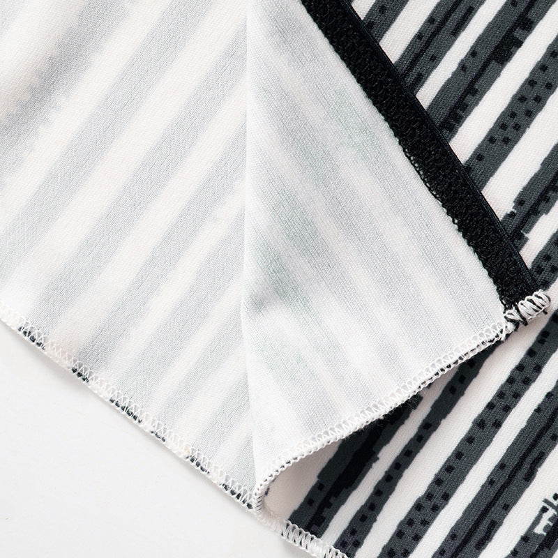 Women's Spring Casual Striped Print Long Sleeve Round Neck Dress 17