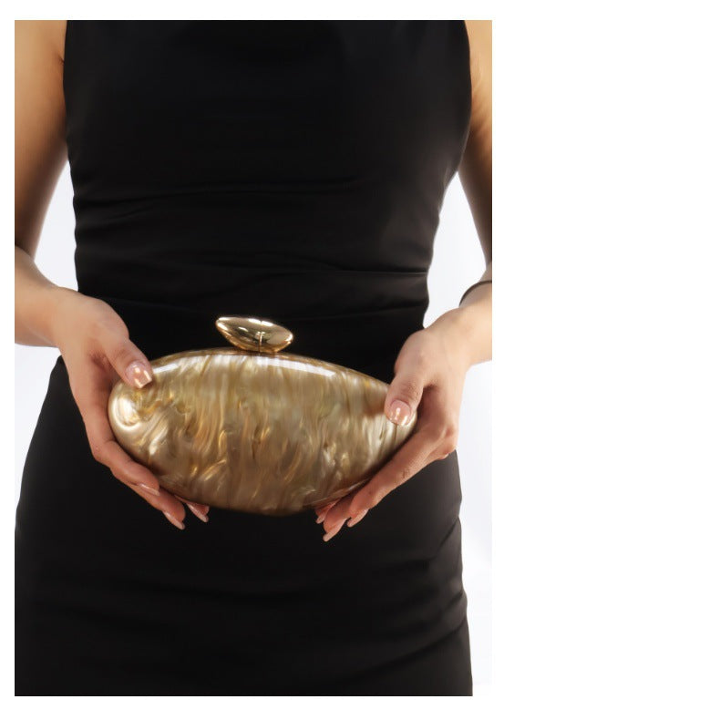 Transparent Fashion Bullet-Shaped Acrylic Evening Clutch for Women 13