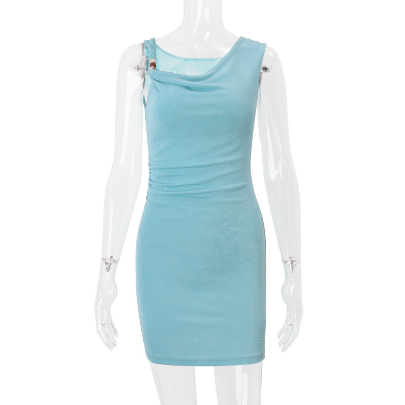 Women's Summer Fashion Sexy Holiday Solid Bodycon Dress 6