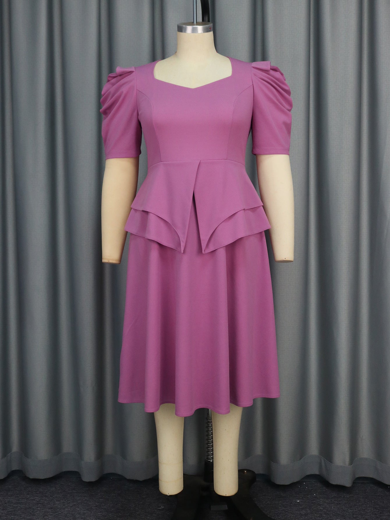 Women Elegant Ruffle Edge Dresses 6