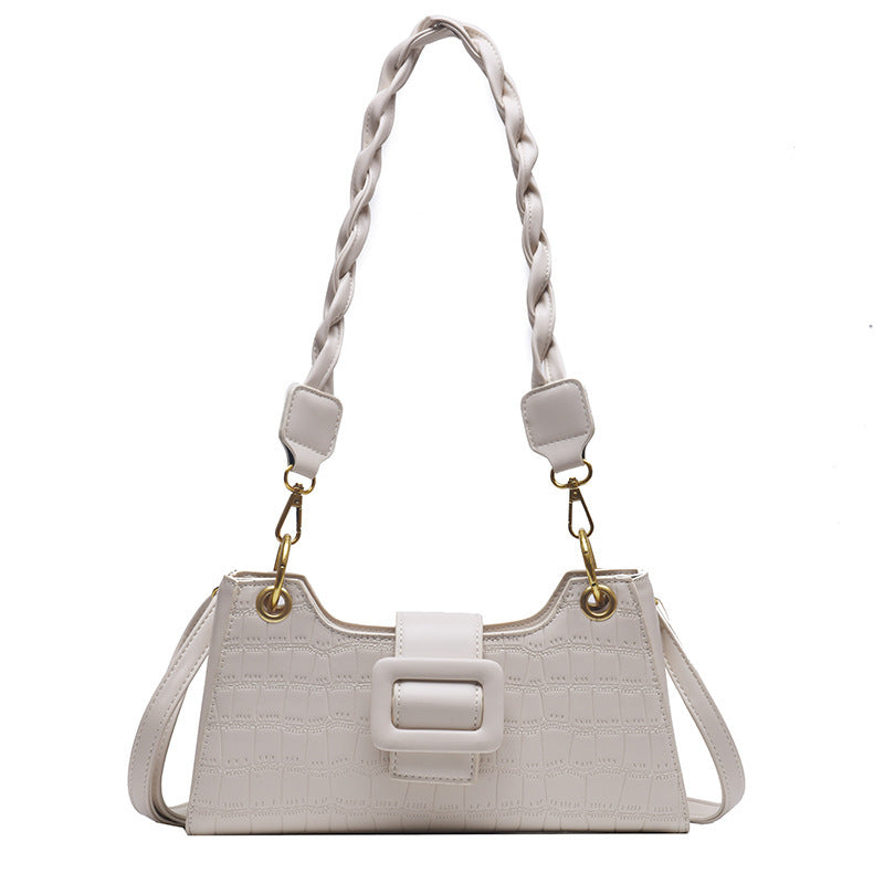 French Armpit Bag Women's Trendy Fashion Crossbody Bag Shoulder Baguette Bag 20