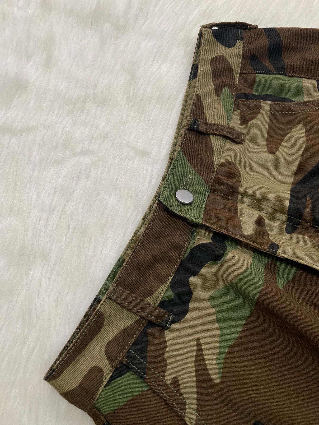 Summer Women's Loose Casual Camouflage Shorts 4