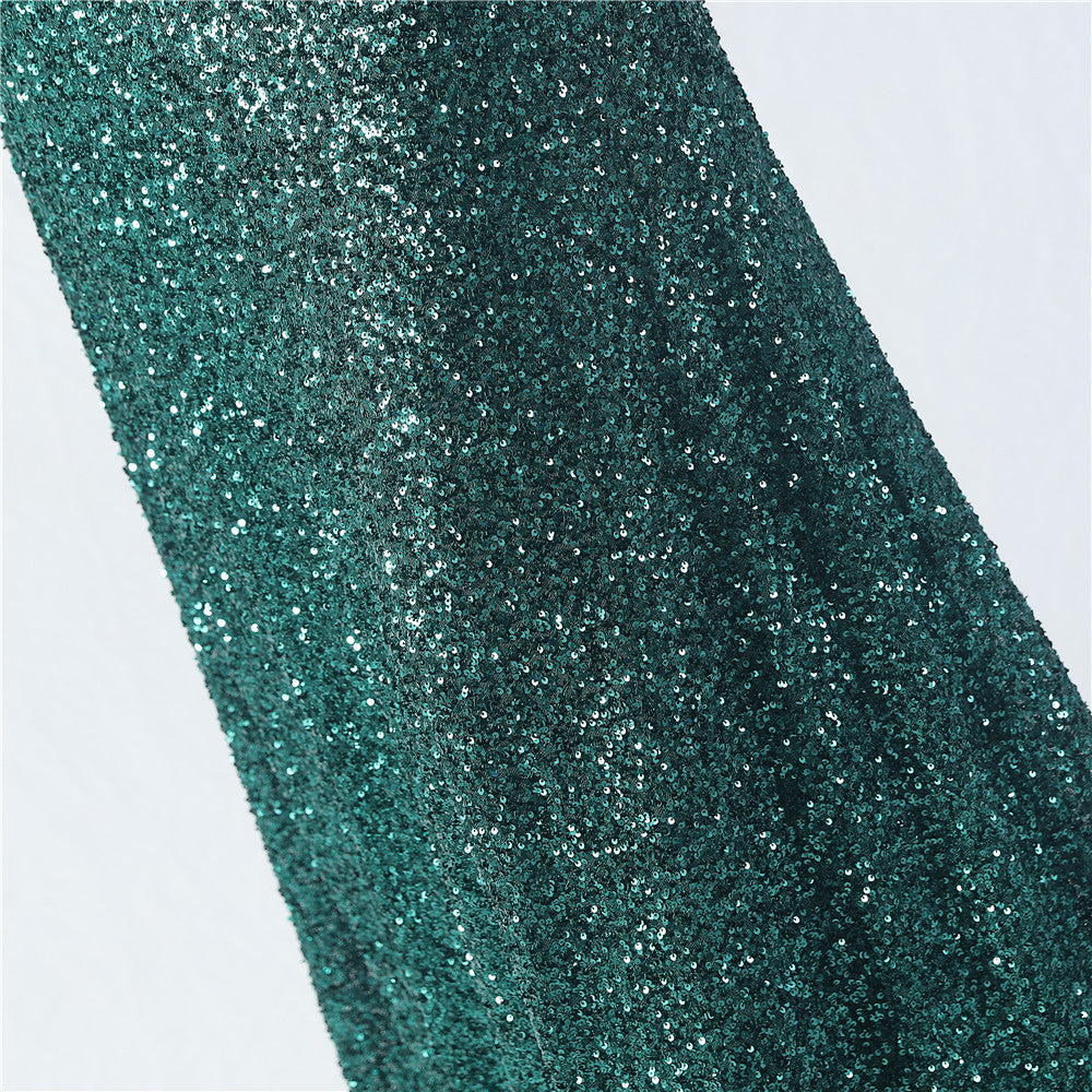 Elegant Strap V-Neck Sequined Evening Dress 26