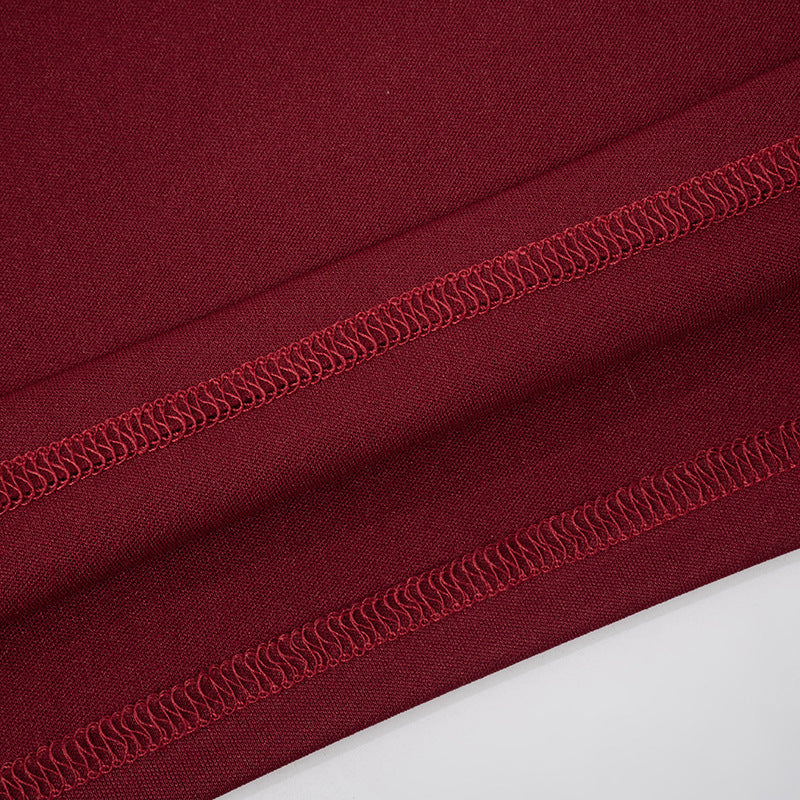 Women's Autumn Winter Strapless Mesh Patchwork Bodycon Dress 16