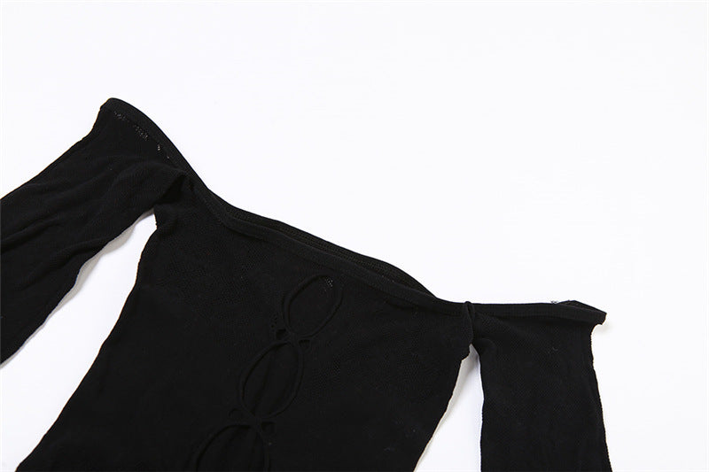 Summer Women Sexy Cutout Off Shoulder Bodycon Dress 14