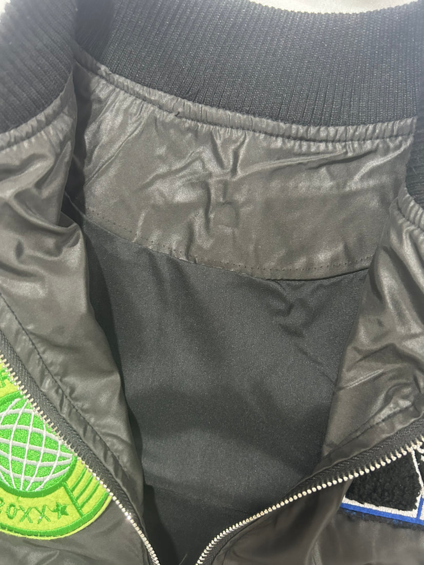 Trendy Autumn And Winter Long Sleeve Embroidery Decorative Women's Baseball Jacket 6