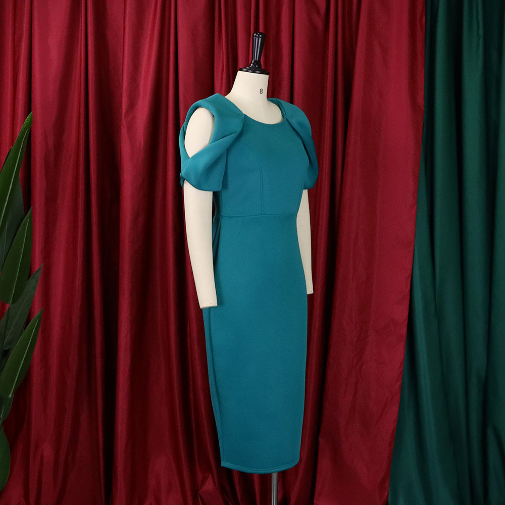 Women's Summer Plus Size Women's Bodycon Office Chic Dress 10