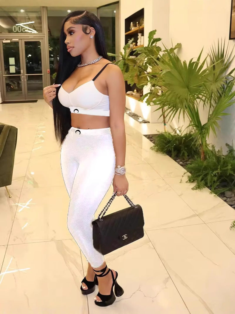 Sexy Moon Vest Pants Set 5