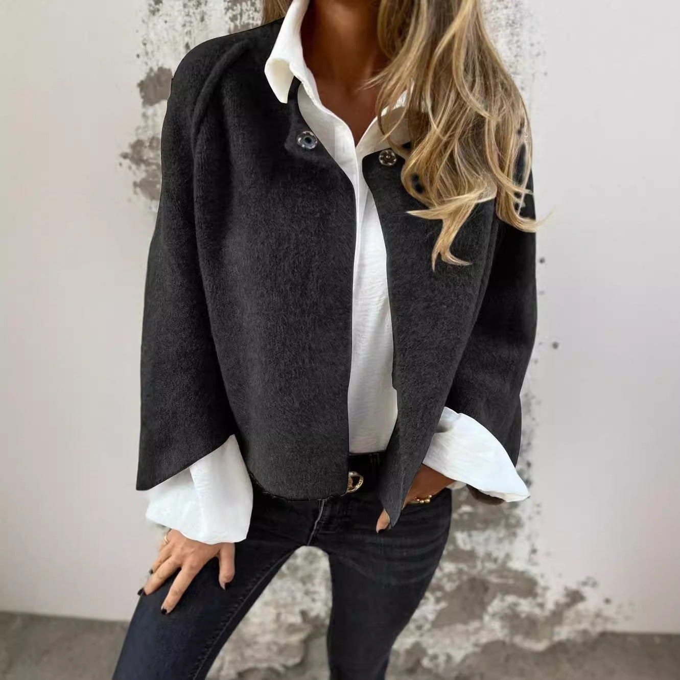 Women Long-sleeved Crop Jacket 10