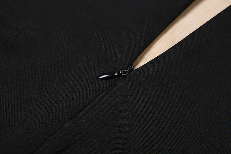 Autumn Women Fashion Sexy See-Through Round Neck Long Sleeve High Waist Slim Jumpsuit 13