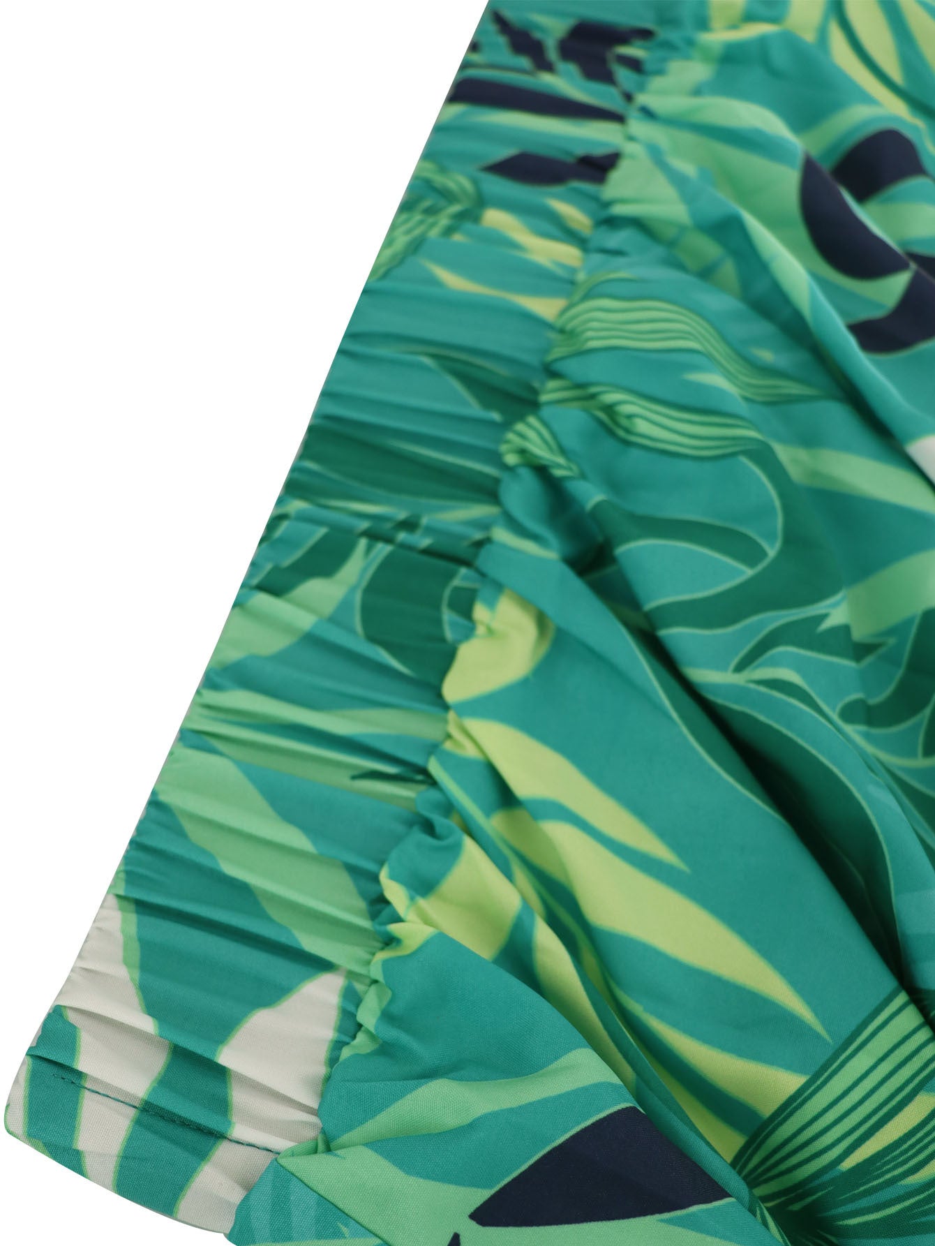 Plus Size Women Summer V-Neck Print Suspender Lace Casual Jumpsuit 4