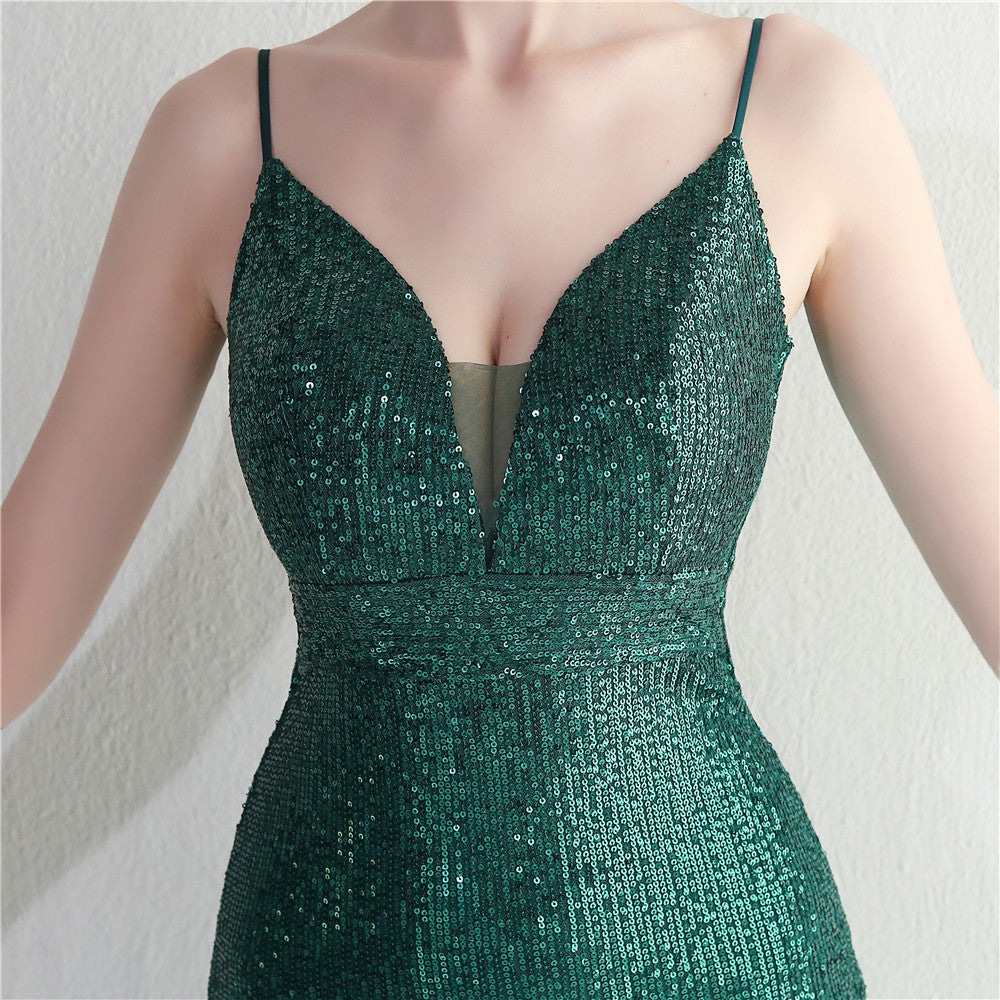 Beaded Sequins Camisole Bodycon Sexy Dress 19