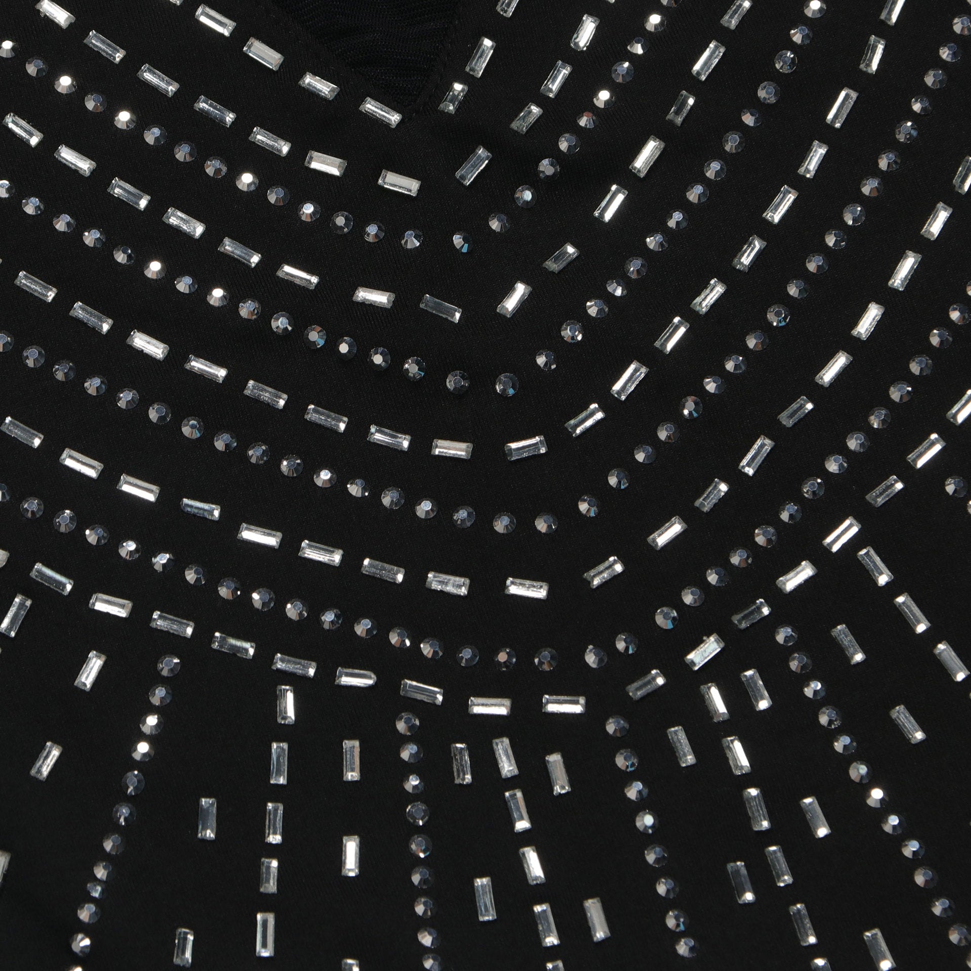 Women Sexy Long Sleeve Beaded Backless Hollow Solid Dress 36