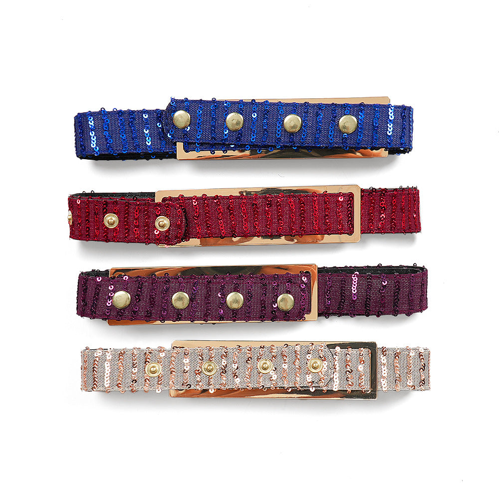 Plus-size African Women sexy tassel sequin dress 24