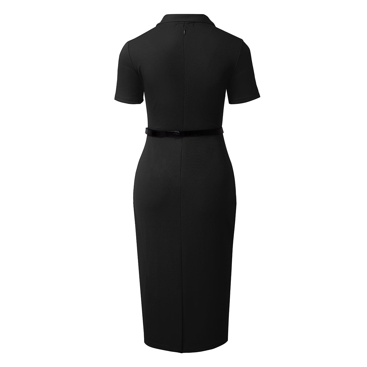 Women's Fashion Sexy Chic Elegant Bodycon Belt Professional Career Dress 9