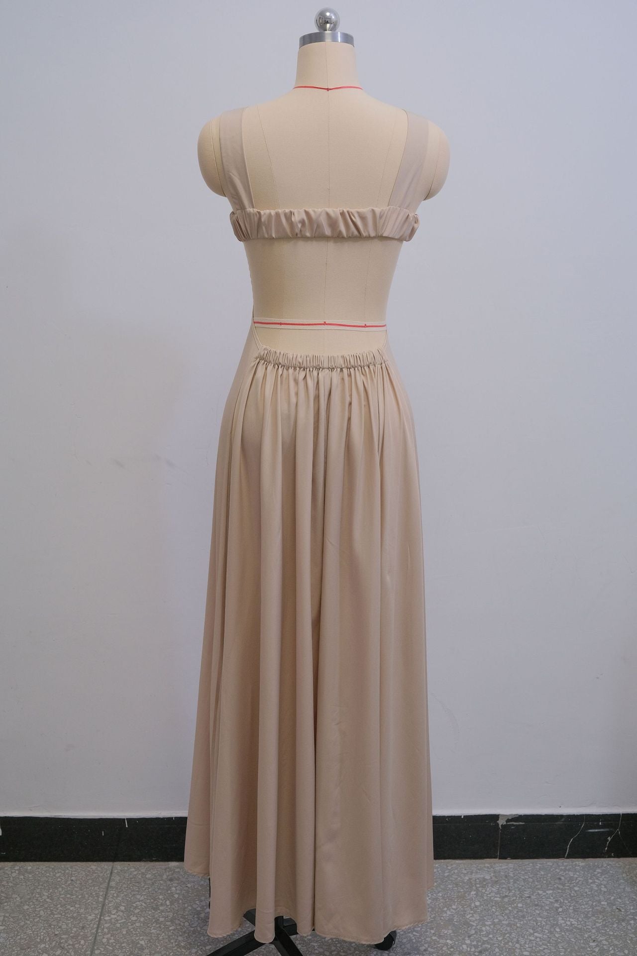 Women Sexy Strapless Hollow Dress 8