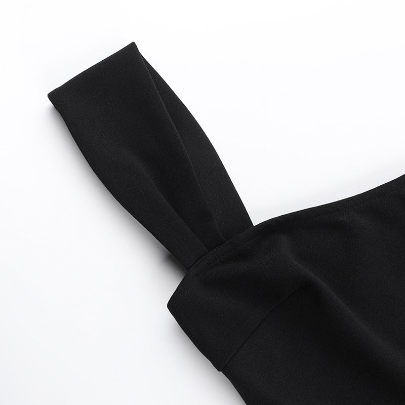 Summer Sexy Fashion Style Chic Metallic Accessories Strap Bodycon Dress 10