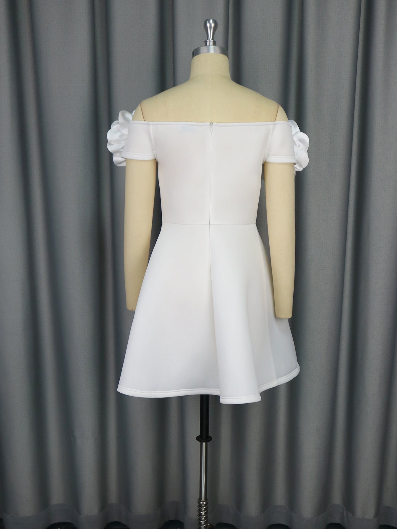 Sweet Off-Shoulder Party Dress Formal A-Line Gown 9