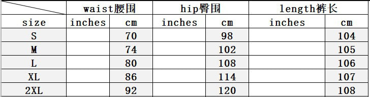 Washed Fashionable Long Denim Straight Leg Pants 7