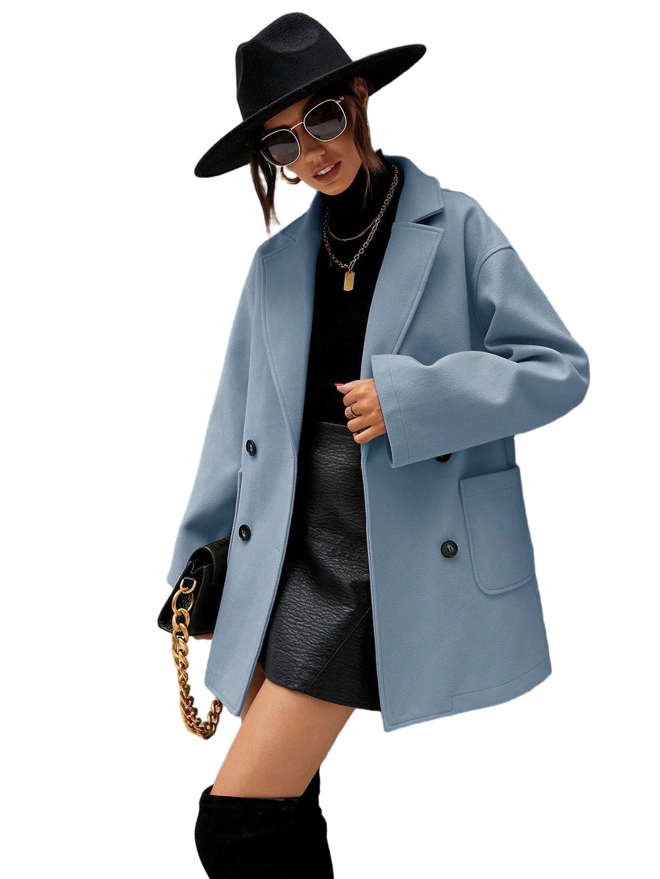 Plus Size Women Fall/Winter Mid-Length Sleeve Jacket 6