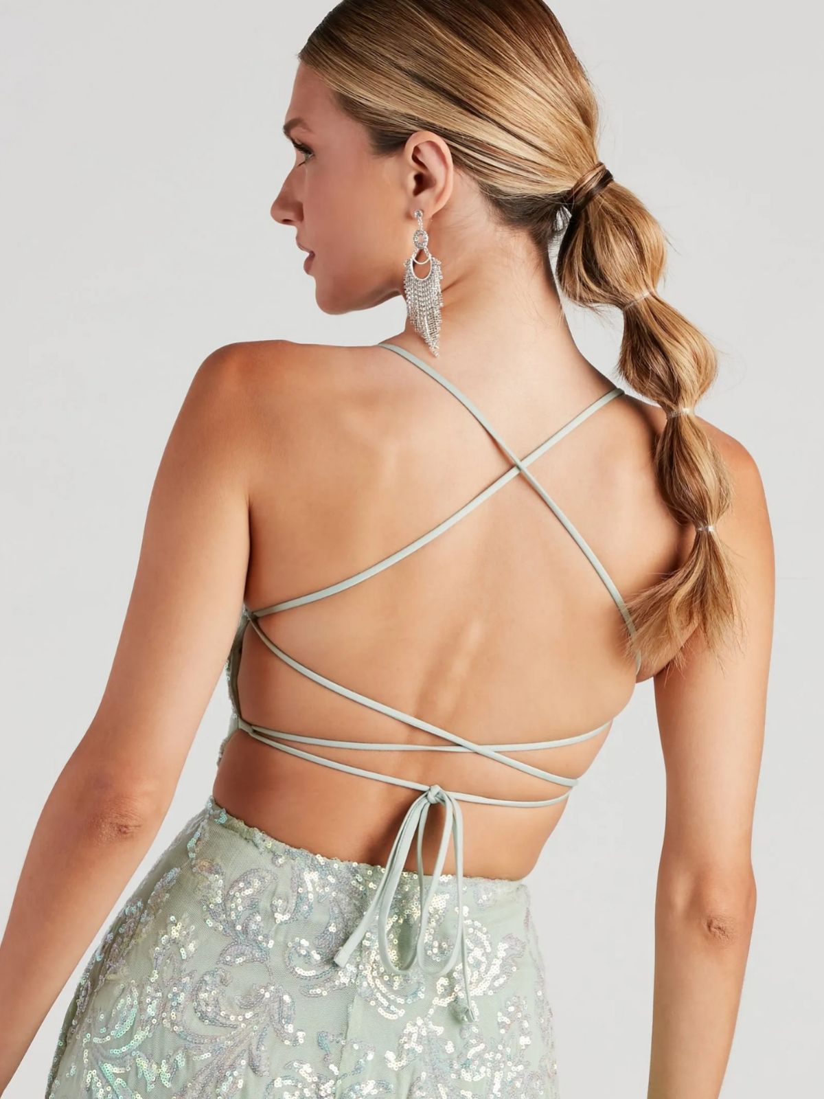 Women Sexy Sequin Summer Party Dress 5