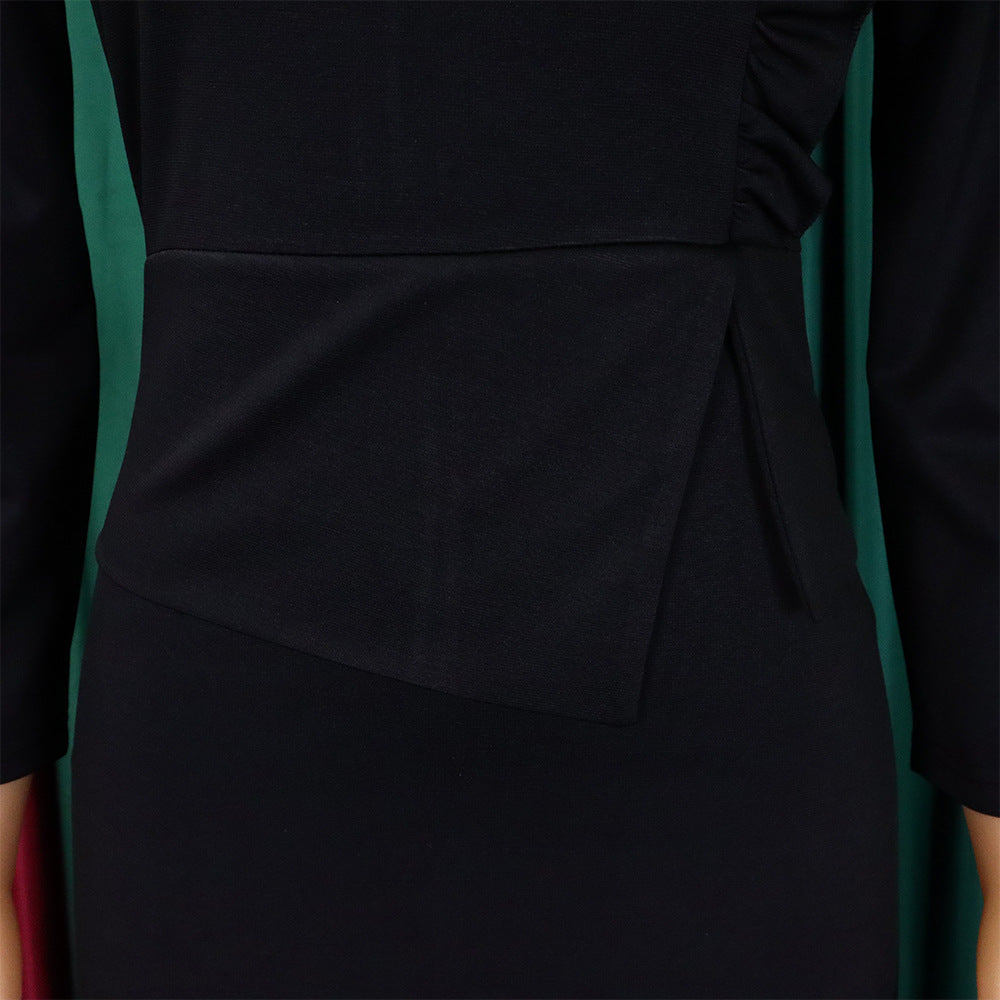 Spring Chic Slim Pencil Skirt Fashion Bodycon Africa Plus Size Dress 24