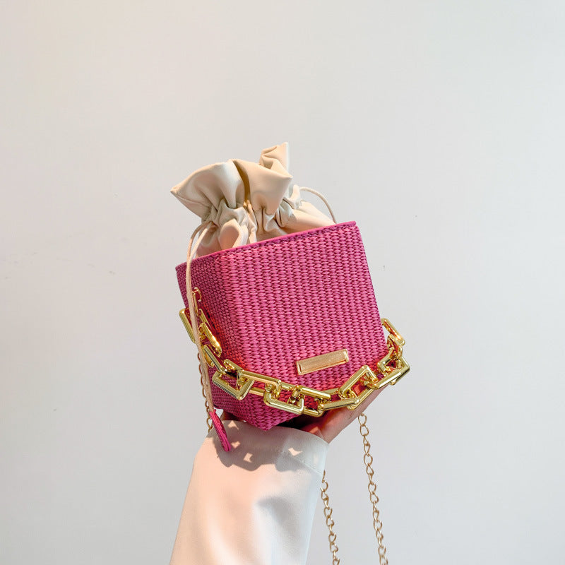 Women Mini Chain Handbag Shoulder Messenger Bag Small Square Bag 6