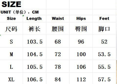 Autumn  Women Chic Career Straight Pants Versatile Fashion Wide Leg Casual Pants 8