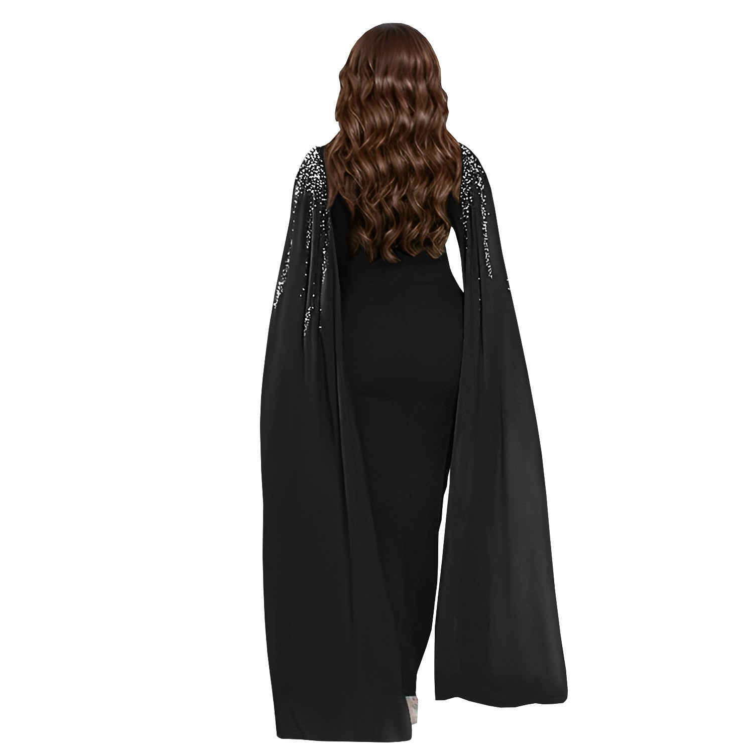 Women's Elegant Chic Beaded Fashionable Evening Dress 13