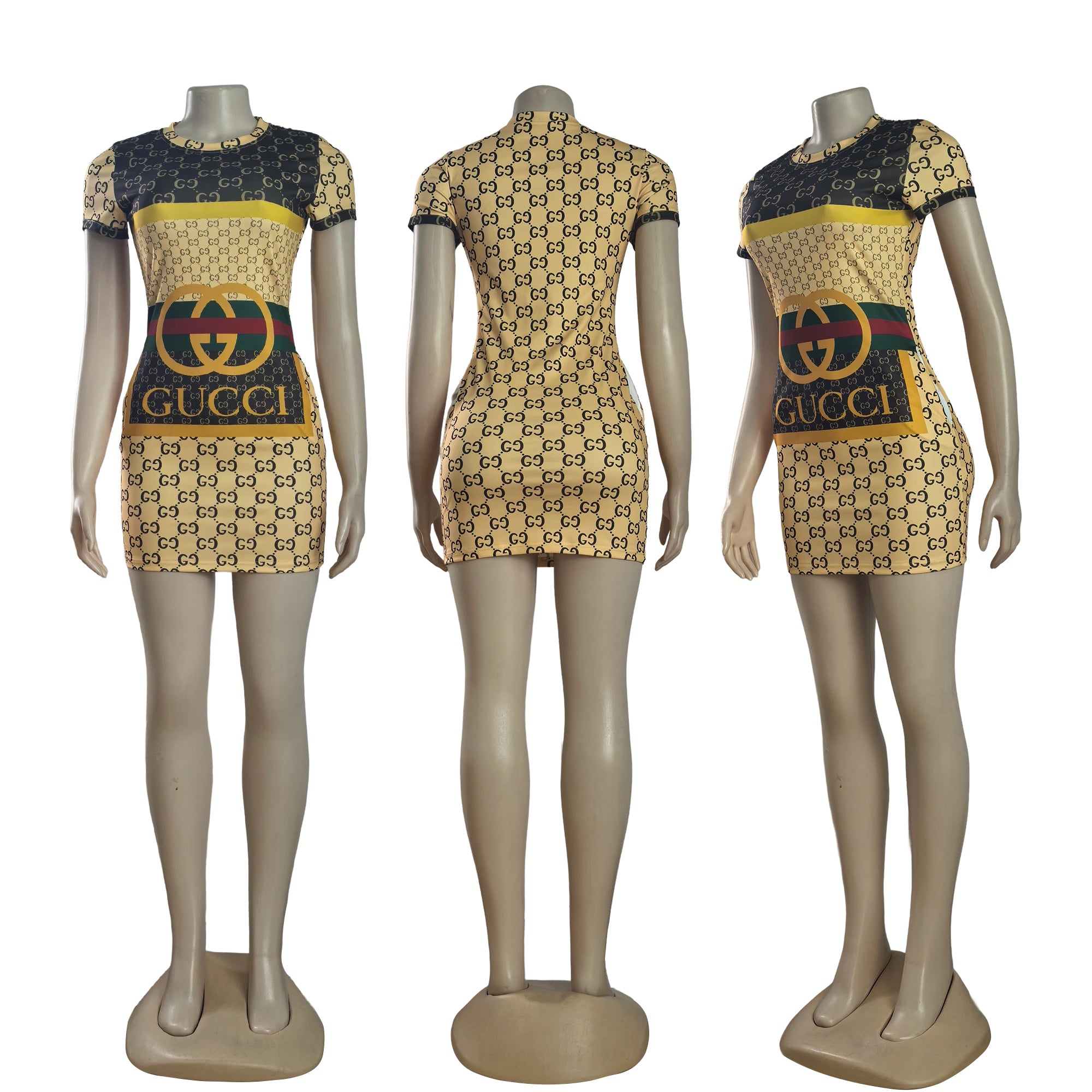 Women's Casual Chic Printed Bodycon Dress 10