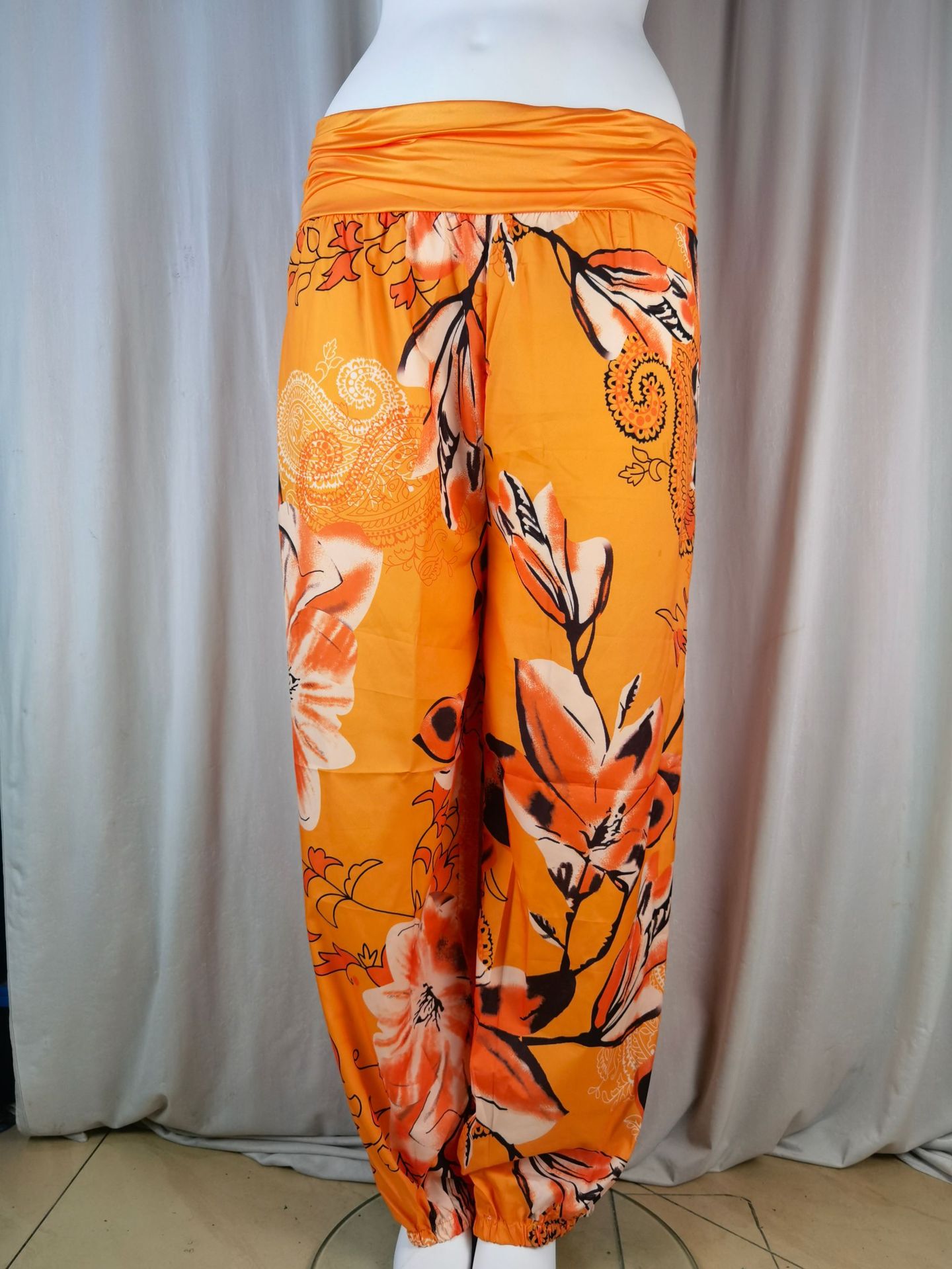 Women Printed Casual Wide-Leg Pants 70