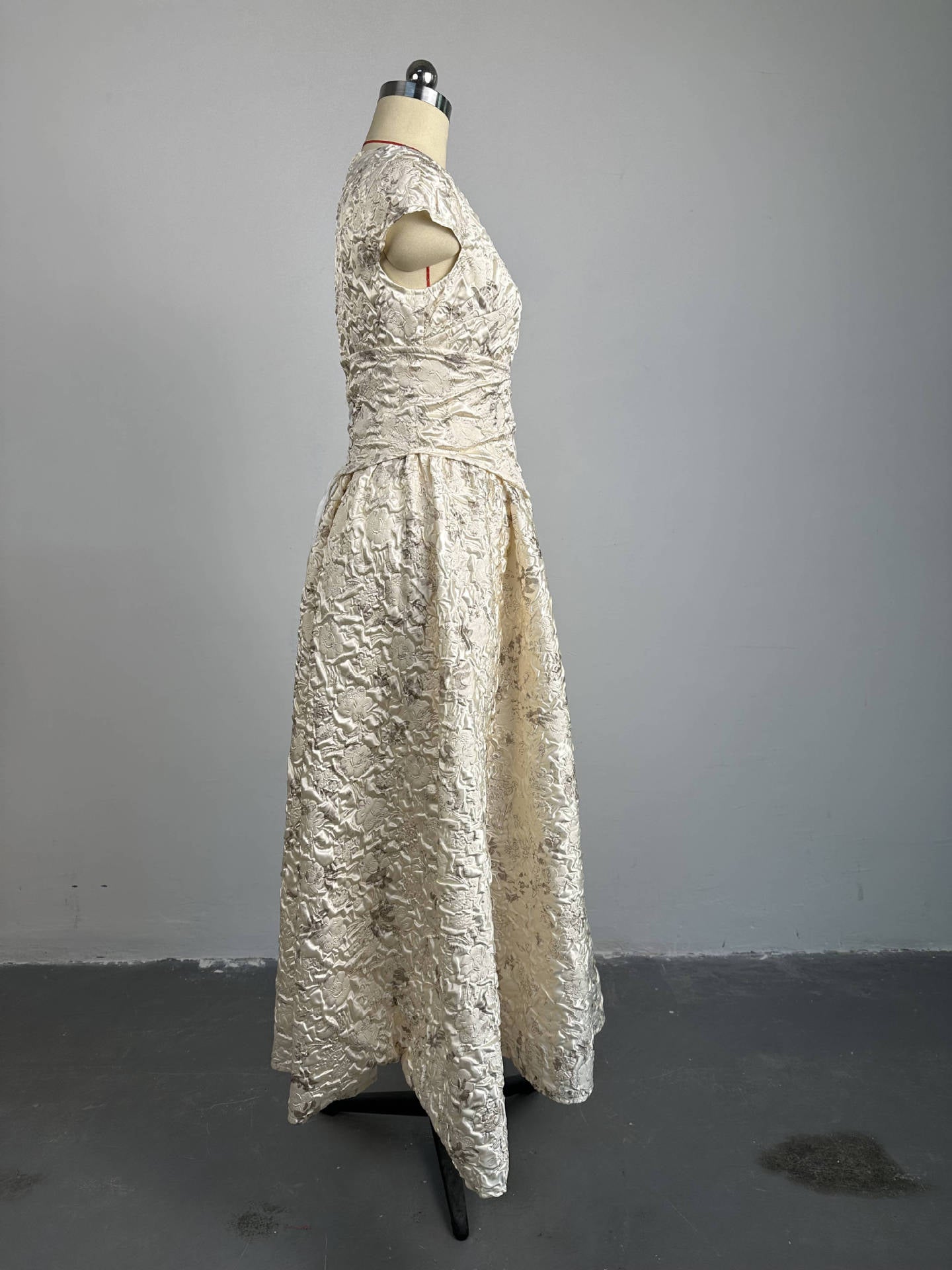 Women Fall/Winter Print Short Sleeve Maxi Dress 10