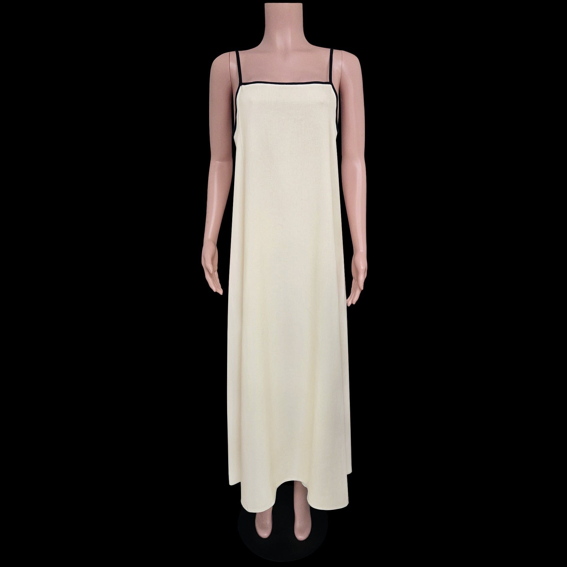 Spring Summer Women's Fashion Casual Strap Dress With Pockets 12