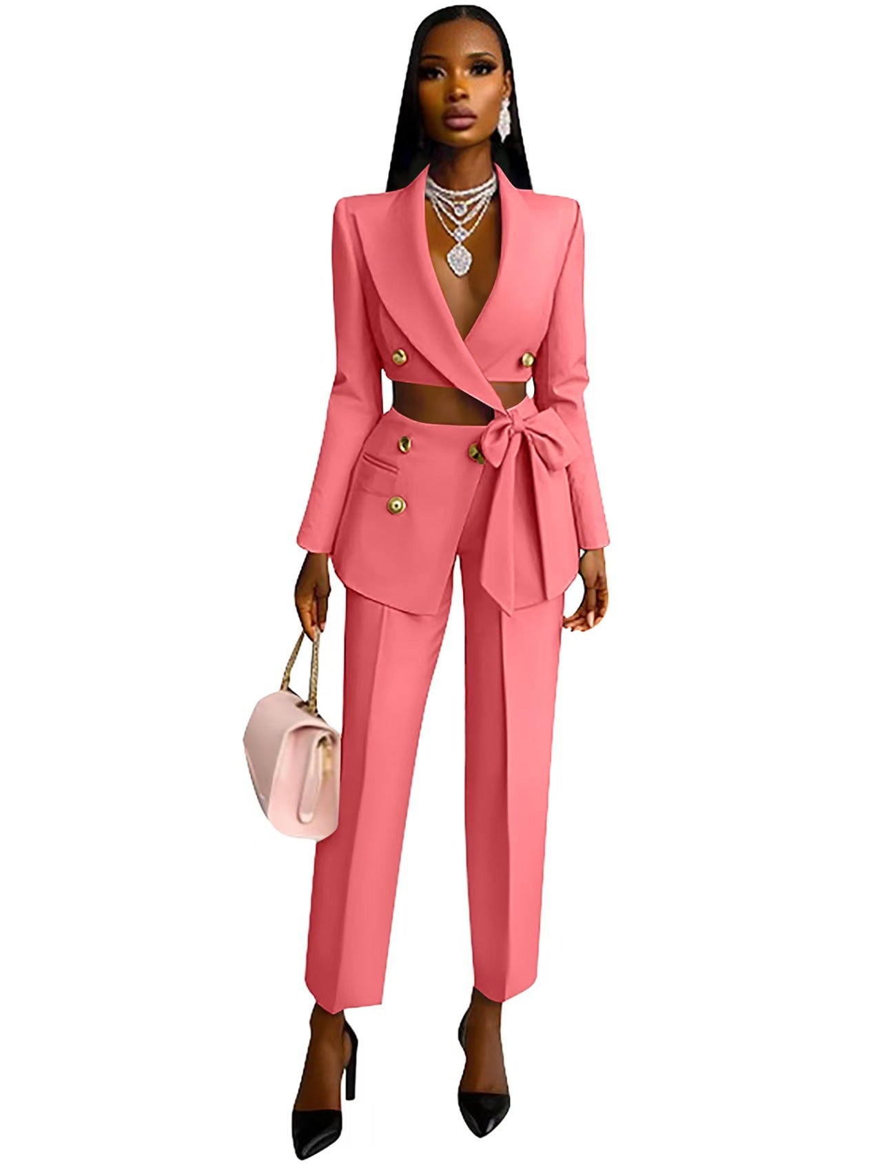 Spring And Autumn Casual Fashion Suits For Women 9