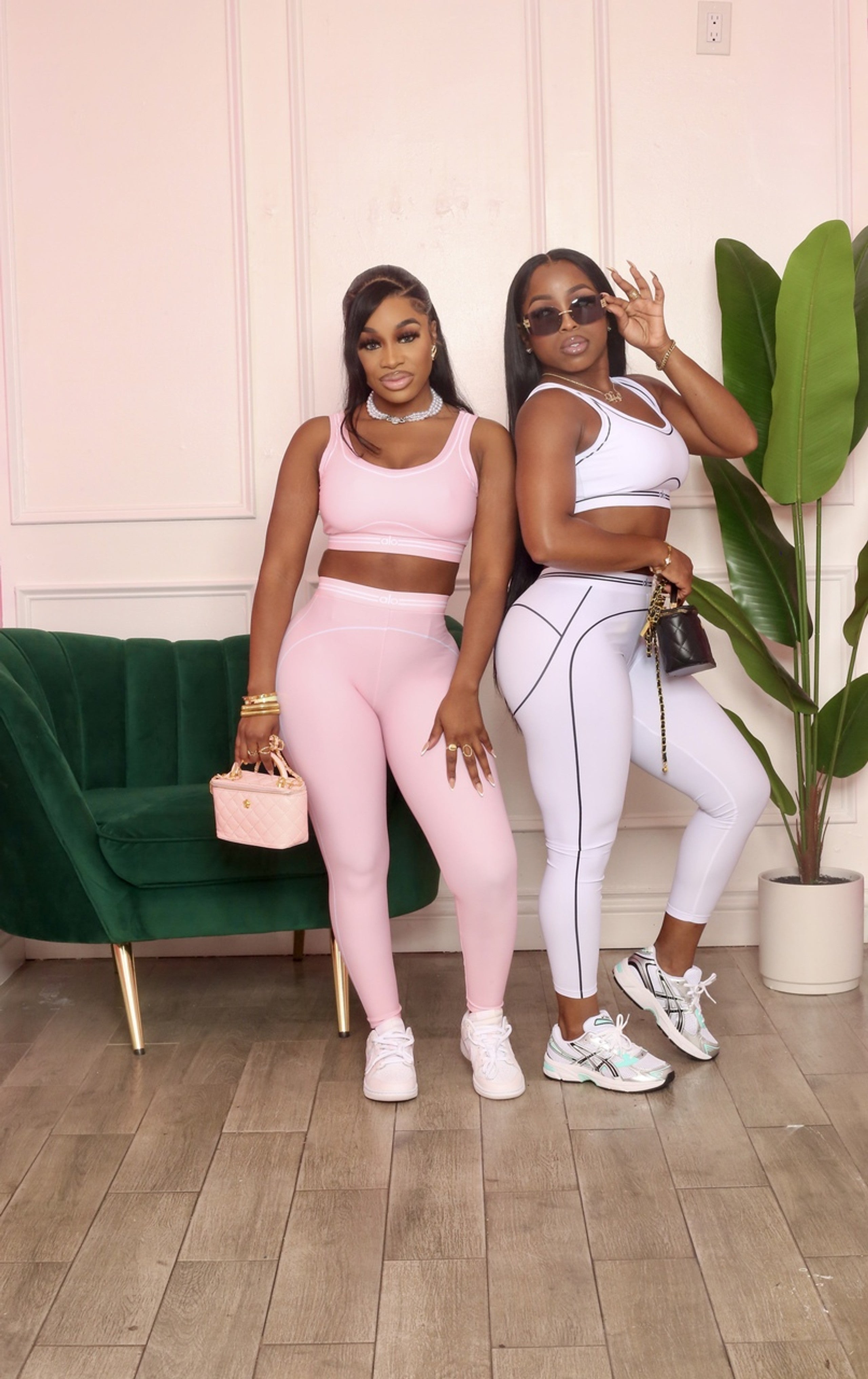 Women summer yoga sports vest fitness two-piece set 27