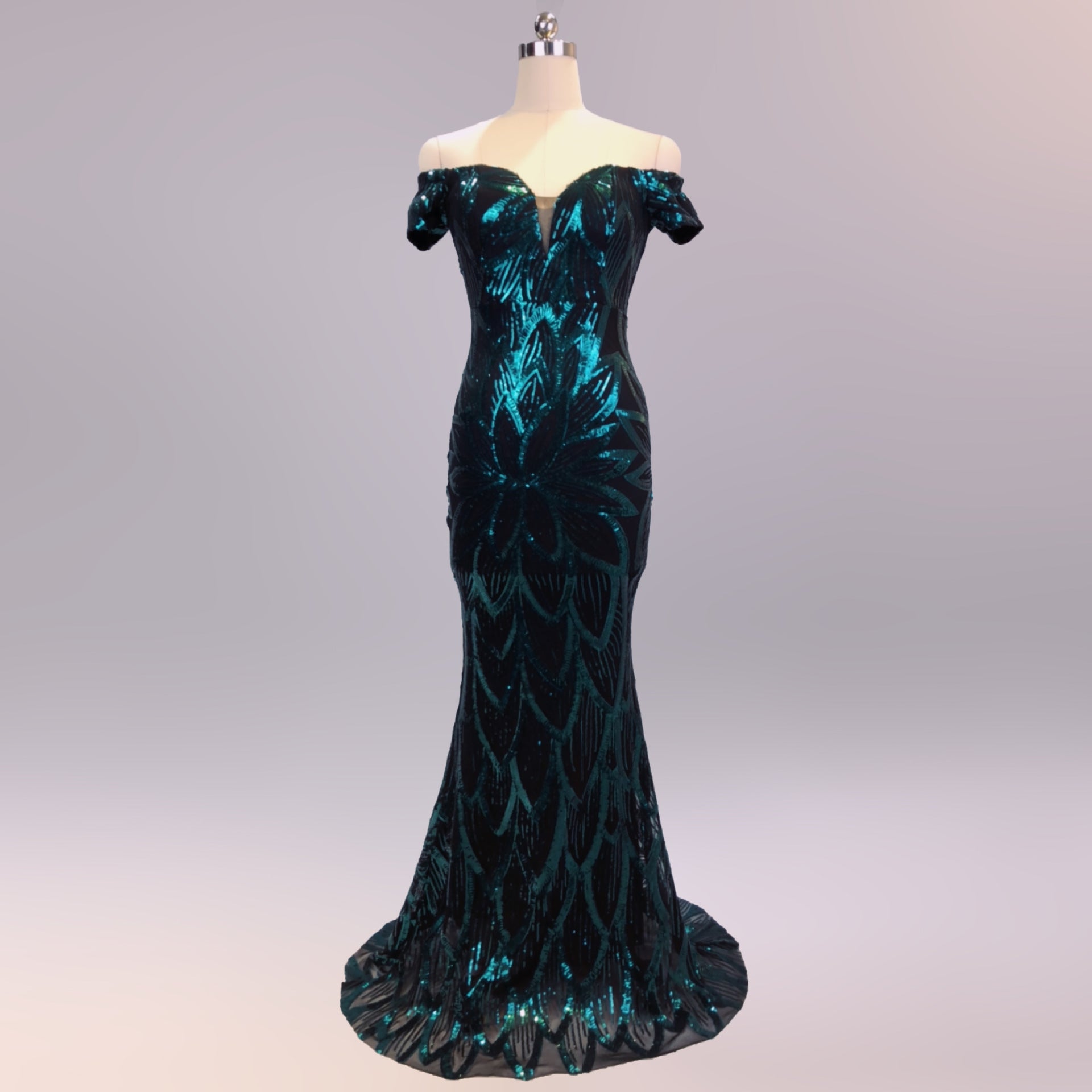 Sequins Sweetheart Mermaid Evening Dress 8