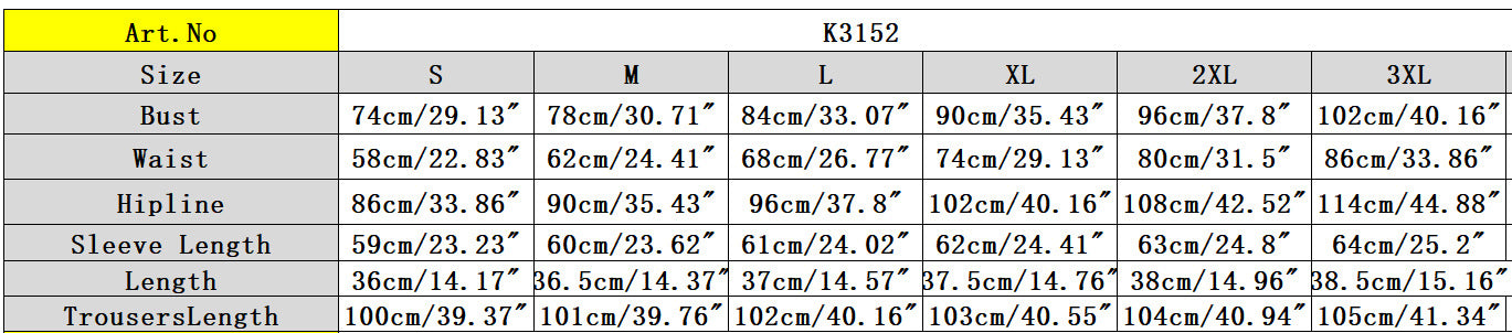 Sexy Printed Slim Fit Stretch Ribbed Two-Piece Pants Set 10