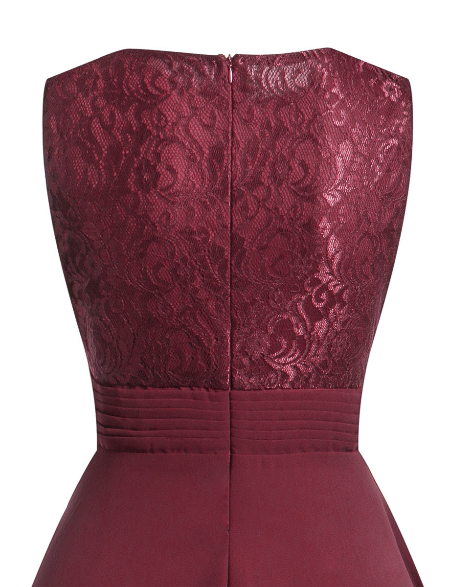 Women chiffon lace dress 30