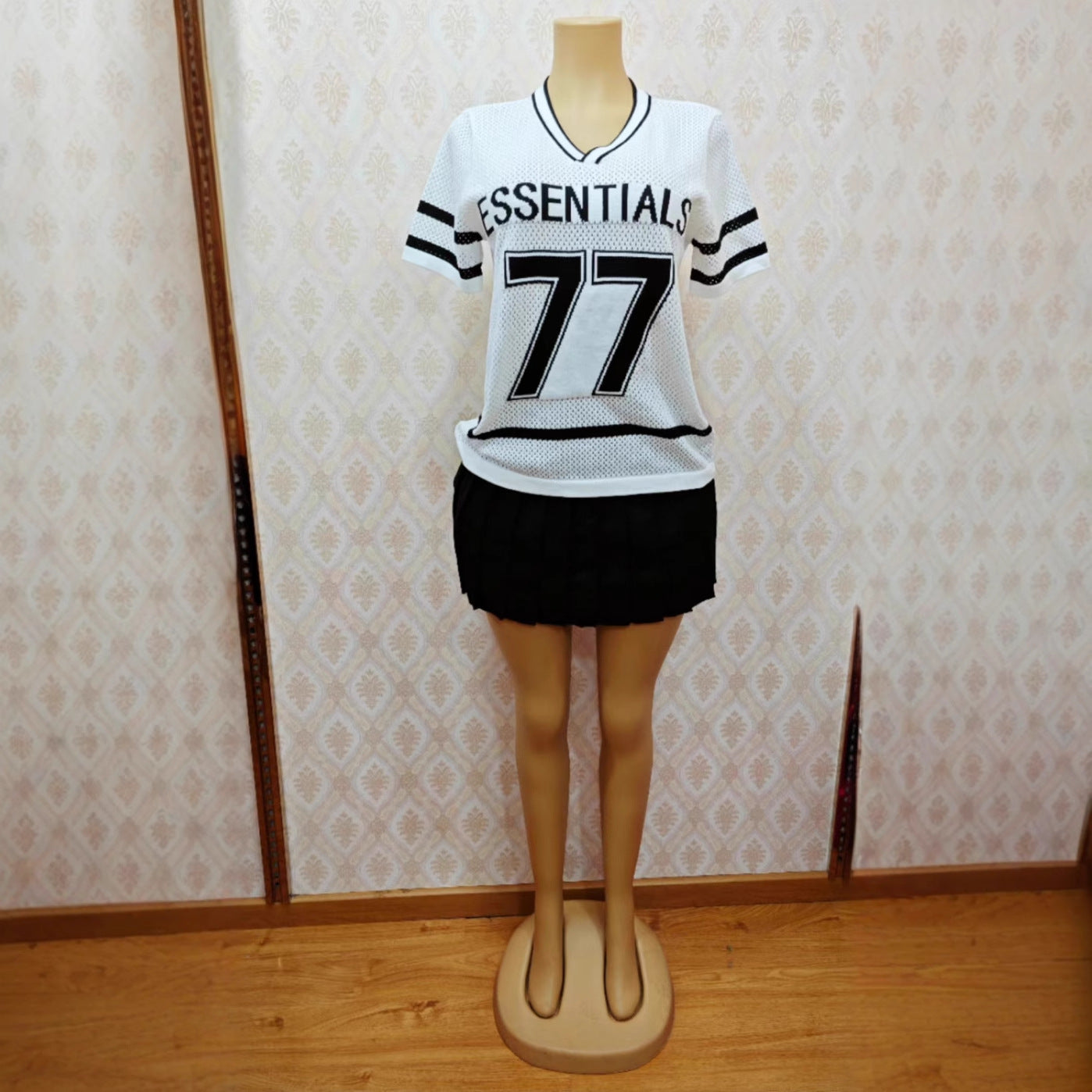 Women’s Trendy Knitted Top Mini Skirt Set