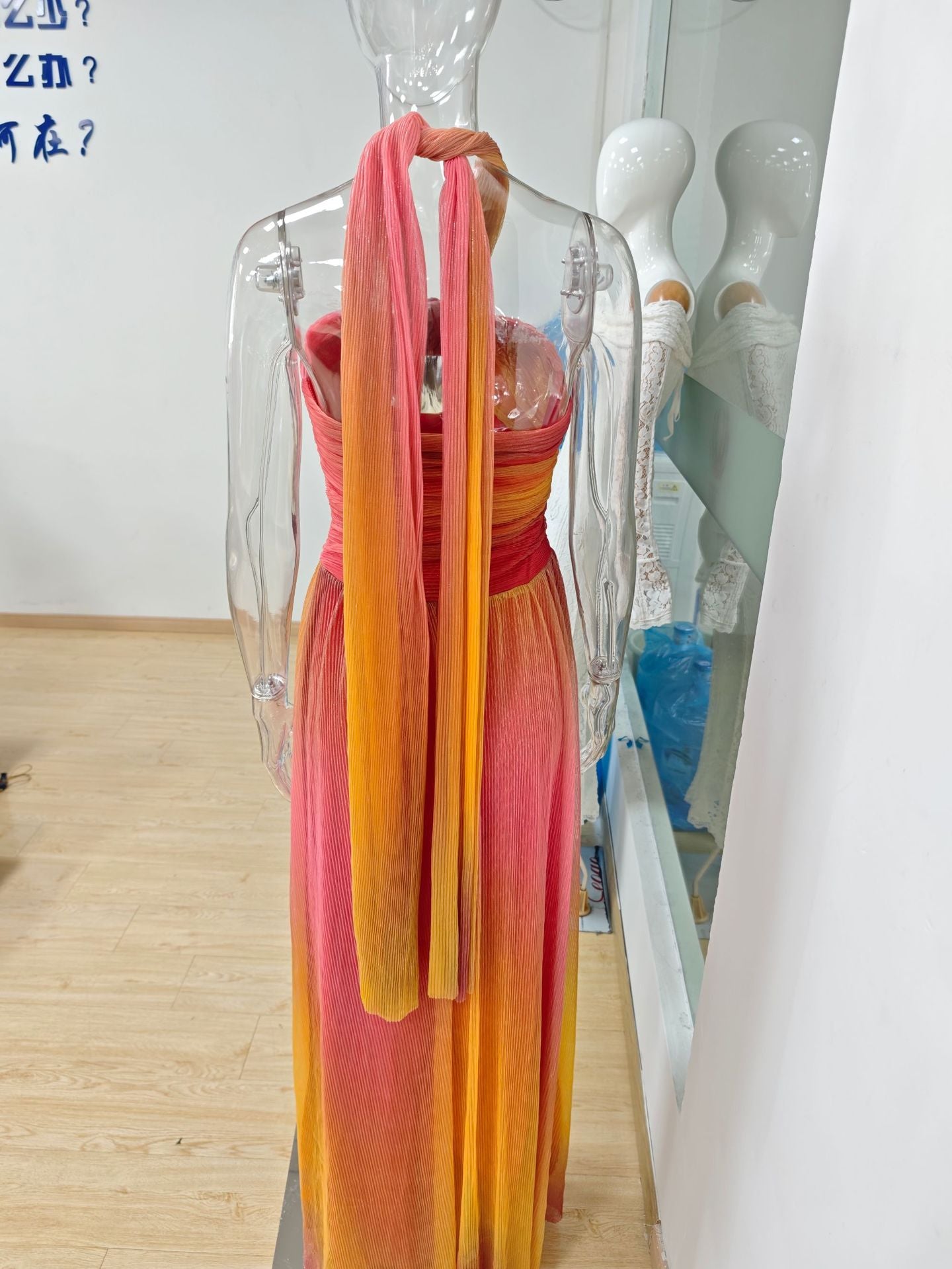 Women's Summer Gradient Long Dress 4