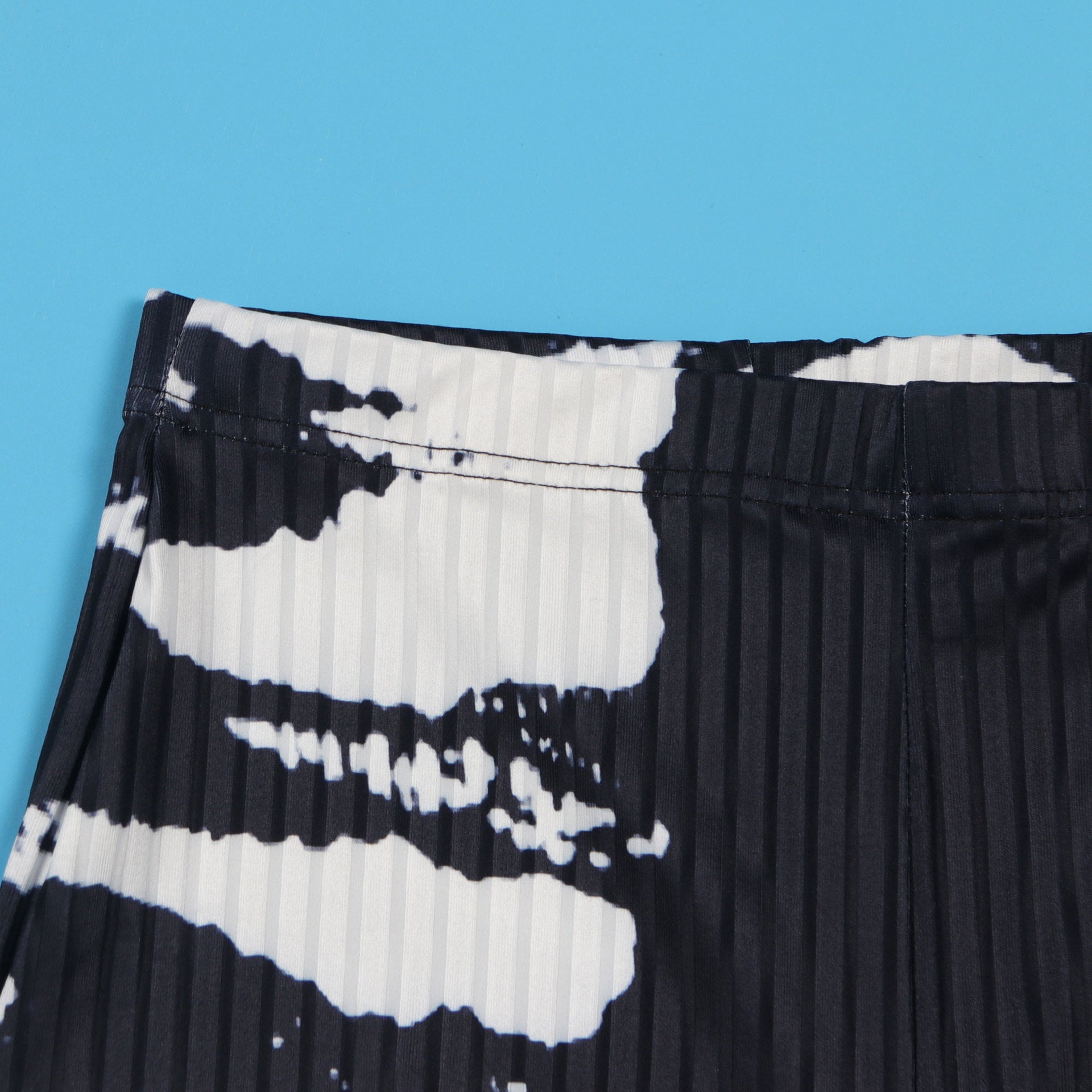 Sexy Printed Slim Fit Stretch Ribbed Two-Piece Pants Set 19