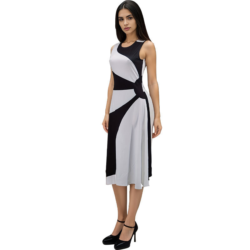 Spring And Autumn Women's Sleeveless Casual Long Dress 6