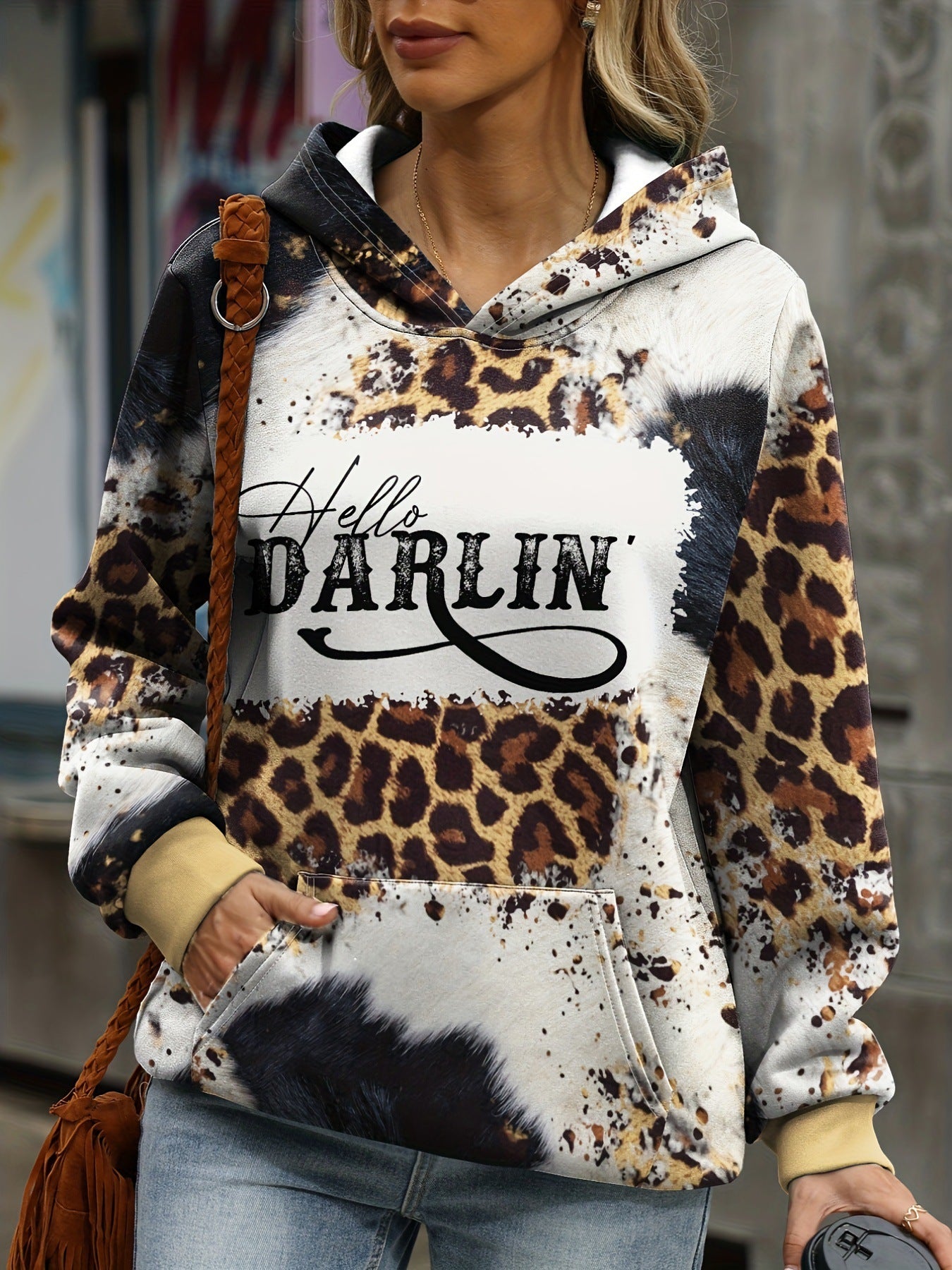 Women Print Casual Loose Hoodies 25