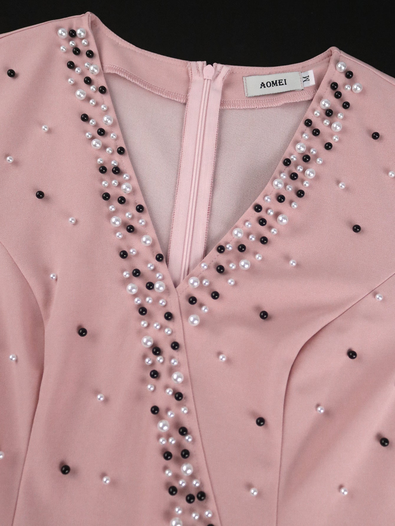 Deep V Ruffle Slim Waist Beaded Elegant Chic Party Jumpsuits 6